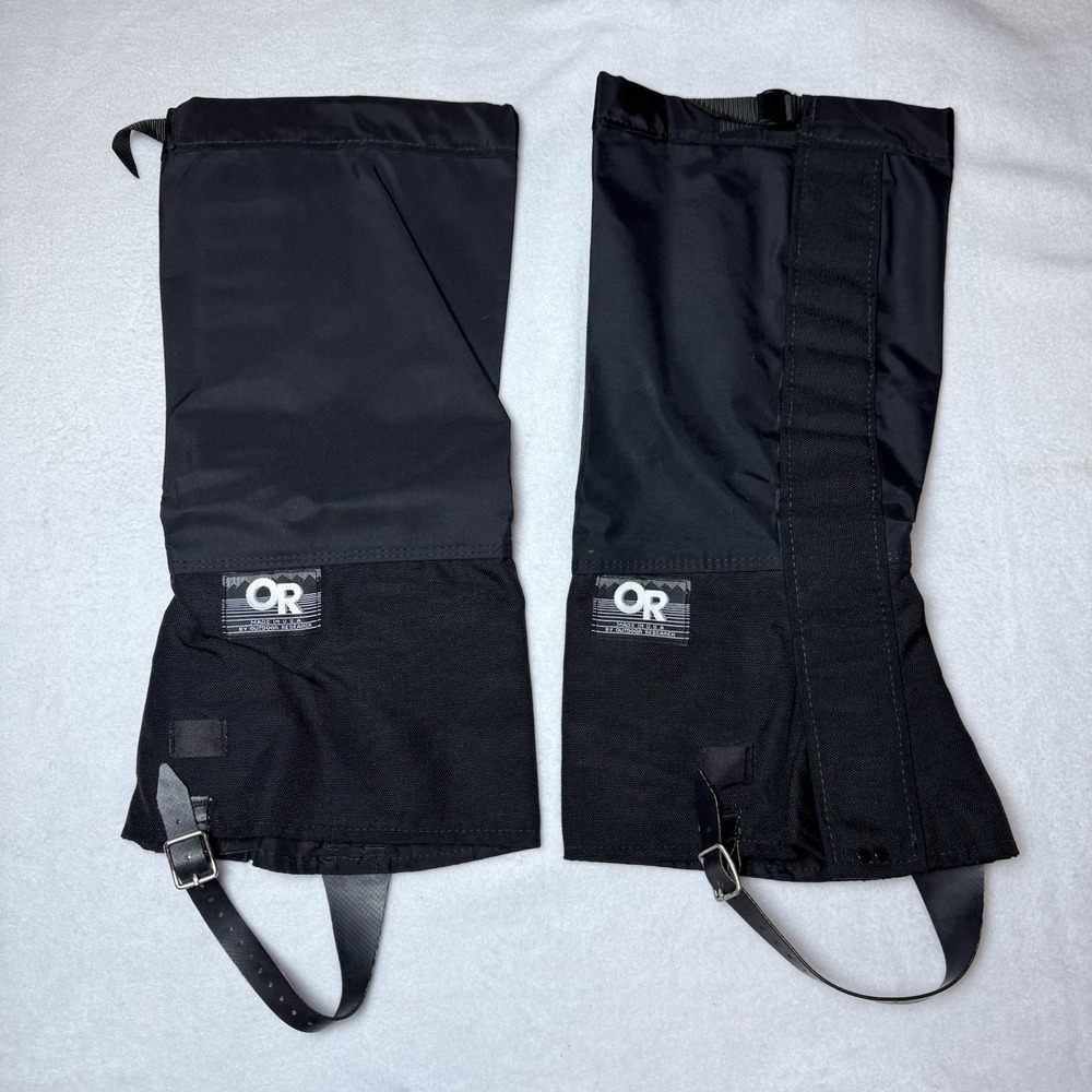 Outdoor Research OR Crocodile GORE-TEX Gaiters Men's Large Black Leg Protectors